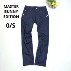 美品❗️マスターバニー 0/S ロングパンツ 裏起毛 ネイビー