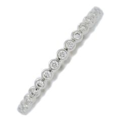 0.28ct/Orefice オレフィーチェ フルエタニティ セッティング・4月誕生石・ダイヤモンド ココ リング・指輪/Pt950-1.1g/15号/#55【♀】【N】【レディース】★■557062【中古】