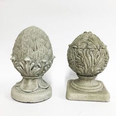 アーティーチョーク　オブジェ　アンティーク調　ガーデニングオブジェ　玄関、オーナメント　庭