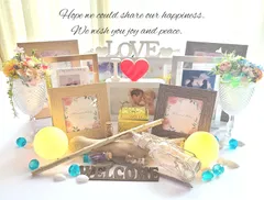 ウエルカムスペース　海　ウエディング　フォトフレーム　結婚式　welcome