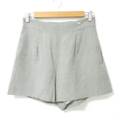 【美品】FOXEY　フォクシー　ガウチョパンツ　ひざ下　カシミヤ混　グレー　40 2025年最新】Foxey レディース ショートパンツ・ハーフパンツの