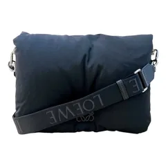 【極美品】ロエベ ゴヤ 2way ビジネスバッグ レザー ブルー 斜め掛け 極美品】ロエベ ゴヤ 2way ビジネスバッグ レザー ブルー 斜め