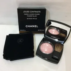 未使用☆CHANEL シャネル チークカラー ジュ コントゥラスト 99 ローズ ペタル ROSE PETALE