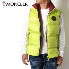 24AWモデル モンクレール MONCLER メンズ SUMIDO ダウンベスト【ライム+ボルドー】 1A00189 595GJ 8B4/【2024-25AW】m-tops