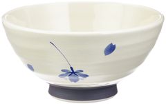 【特価セール】有田焼 飯碗 お茶碗 青 大 直径 13cm 桜の舞 65407