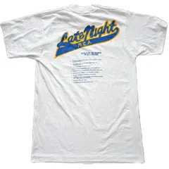 【80s】SCREEN STARS 『Late night』Tシャツ スクリーンスターズ ホワイト USA製 古着 ヴィンテージ