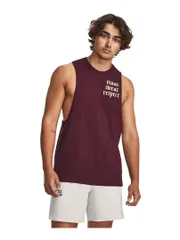 [アンダーアーマー] UA PJT ROCK LC BSR TANK Dark Maroon Mesa Yellow LG [Dark Maroon Mesa Yellow] [L]