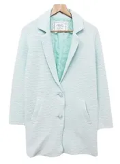 【送料無料】【新品】Emsexcite エムズエキサイト かわいい 冬用 ロングジャケット パステルカラー 緑水色 大きいサイズ ■L22239AWS20（4）6/06