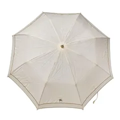 【未使用】 バーバリー BURBERRY 長傘 傘 クリーム 未使用】 バーバリー BURBERRY 長傘 傘 クリーム 花柄 未使用