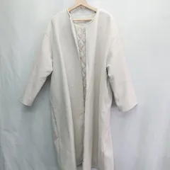 ◇ ⊇ GRL グレイル 長袖 ロングコート サイズL ホワイト系 レディース E  【1503060014806】