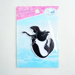 ワッペン アイロン ディズニー アリエル リトルマーメイド プリンセス シルエット シール ドレス リュック ポーチ MY6501-MY460 ぬいぐるみ フィギュア