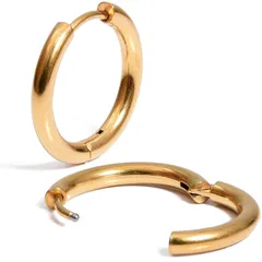 【新着商品】フープピアス リングピアス INTERNATIONAL] ピアス メンズ レディース ステンレス [SEIYA 18G 両耳 2個セット