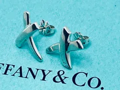 a057 美品　Tiffany&Co. ティファニー　クロス　X キス　ピアス　Ag 925 シルバー
