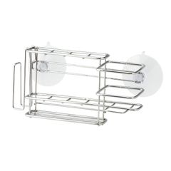 【新着商品】) 歯ブラシスタンド ( 吸盤 スリム 歯ブラシホルダー ステンレス レック
