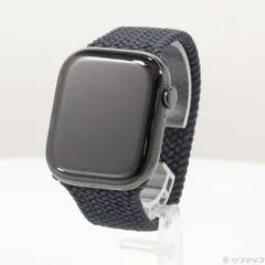 〔中古品〕 Apple Watch Series 10 GPS + Cellular 46mm スレートチタニウムケース ミッドナイトブレイデッドソロループ【262】