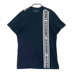 サイズ：2 JACK BUNNY ジャックバニー  モックネック半袖Tシャツ  ネイビー系 [240101339731]# ゴルフウェア レディース ストスト