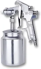 【VICHE CATT】 エアー ペイント スプレーガン 吸い上げ式 W-77 口径 2.0?3.0 mm タンク容量 1000ml 下壺式 ステンレス鋼 塗装 工具 (3.0口径) [3.0口径]のサムネイル