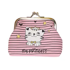 \最終値下げ・在庫処分/ ミニがま口財布 猫モチーフ 小銭入れ 小物収納 ポーチ