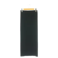 ノーブル NOBLE ノーブル トタンテレコタイトスカート マキシ ロング 36 黒 ブラック /AT ■OS