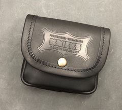 ニックス　KNICKS KBS-100BOX 黒ヌメ革　小物ポーチ