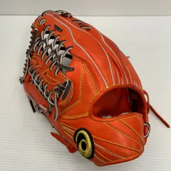 赤いレザーファーストーミット 軟式 アシックスゴールドステージ