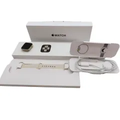 【中古】Apple 【アップル】Apple watch SE アップルウォッチSE 第2世代 40ｍｍ GPS 32GB 型番A2722 バンドS/M スターライト ライトベージュ A2500503