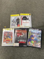 PS2 プレステ2 PlayStation2 ゲームソフトセット ドラゴンクエストV 天空の花嫁 バイオハザード4 鉄拳 ツーリストトロフィー ky081006