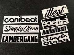 【カラー選択可能】  USDM お得 ステッカー セット 006 ロング 送料無料