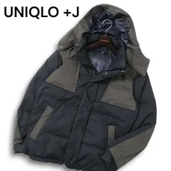 UNIQLO +J ユニクロ × ジルサンダー 秋冬 ダウン オーバーサイズ パーカ★ ダウン ジャケット Sz.L メンズ