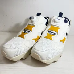 【美品】Reebok スニーカー　INSTAPUMP FURY OG / 27cm　チョーク（白×青×黄）　F132