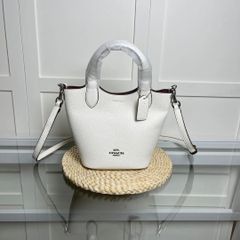 COACH コーチショルダー トートバッグ バケツバッグ ホワイト CR168