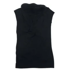 GRACE CONTINENTAL グレースコンチネンタル フレンチ スリーブ ファー 付き ワンピース ドレス ブラック系 38【中古】のサムネイル