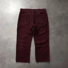 GQ1720◇Levi's : 80's 519-1583 ヴィンテージ コーデュロイパンツ◇w36◇バーガンディ系 USA  42TALON