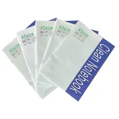 新品 UOPR クリーンノートブック クリーンノート クリーンルーム ブック 20ページA4/A5/A6サイズ 5冊入り (A5)