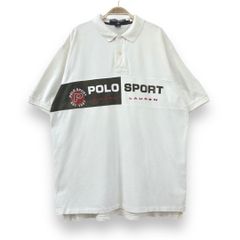【フォロワー様クーポン配布中！】ポロスポーツ POLO SPORT Ralph Lauren ラルフローレン ロゴ 鹿の子 半袖 ポロシャツ 輸入古着 海外古着 US古着 メンズ XLサイズ【S86】