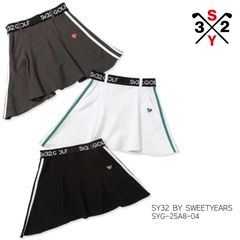 SY32 by SWEET YEARS GOLFバイカラー フレアスカート - メルカリ