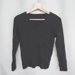 ◇ ⊇ N.　エヌドット ストレッチ素材 長袖 ブラウス サイズM ブラック レディース E  【1409100056211】