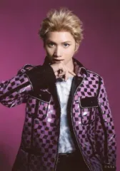 【中古】生写真(男性) 植田圭輔(ショウ)/上半身・衣装ピンク・背景ピンク・キャラクターショット/舞台「劇団シャイニング from うたの☆プリンスさまっ♪『エウ゛リィBuddy!』」ブロマイドセットB