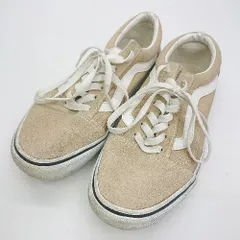 ◇ Θ VANS ヴァンズ オフザウォール スニーカー サイズ25 ベージュ メンズ E  【1410290062197】