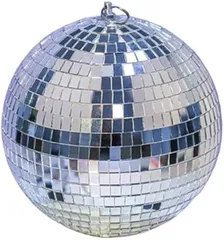 Asdays ミラーボール 反射ボール パーティー 飾り クリスマス ディスコ リング付き シルバー(シルバー,  直径10cm)