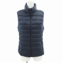 ユニクロ UNIQLO ウルトラライトダウンベスト ジャケット ジップアップ M 紺 ネイビー 211-400710 /GV