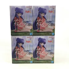 01w-3678 〇  未開封品 らんま1/2 Relax time シャンプー フィギュア 4点セット まとめ売り 【中古品】