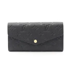 ルイ・ヴィトン LOUIS VUITTON 二つ折り長財布 ポルトフォイユ サラ M82257 ノワール レザー ポルトフォイユ・サラ レディース 未使用