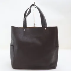 2508-9 キタムラ トートバッグ Kitamura レザー製 ブラウン