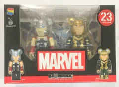 メディコムトイ/サニーサイドアップ MARVEL/Happyくじ BE@BRICK 2021 ペアボックス賞 ソー&ロキ 23
