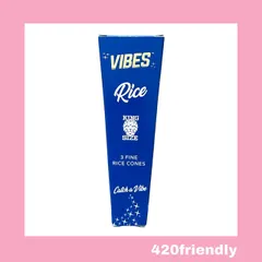 420friendly "VIBES" RICE 薄型 / 詰めるだけで楽しめる プレロールコーン 420shibuyaおすすめ -KING size (3本入り)のサムネイル