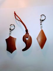 竹キーホルダー　ハンドメイド　3点セット①