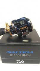 ダイワ　２１　ソルティガ　ＩＣ　１００ＰＬ－ＤＨ　ソルト　オフショア　ライト　ジギング　タイラバ　ベイト　両軸　カウンター付　船　リール　左巻き（０８）