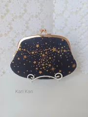 お星様の親子がま口☆ゴールド