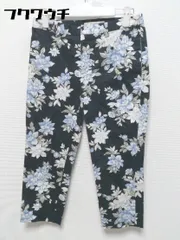 ◇ BEAUTY&YOUTH ビューティ&ユース UNITED ARROWS 花柄 パンツ サイズS ブラック レディース 【中古】 【1002800644988】